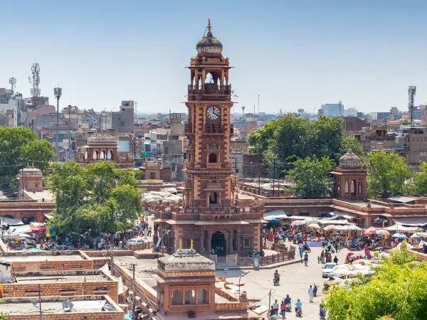 Clock Tower and Sardar Market