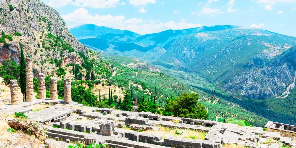 Azure Pathways Of Greece